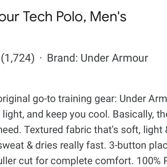 Men’s Under Armour Tech Polo - Picture 3 of 10